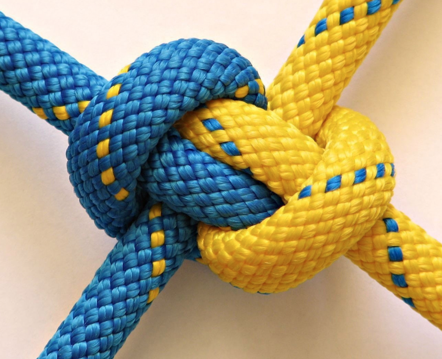 Yellow and Blue Knot